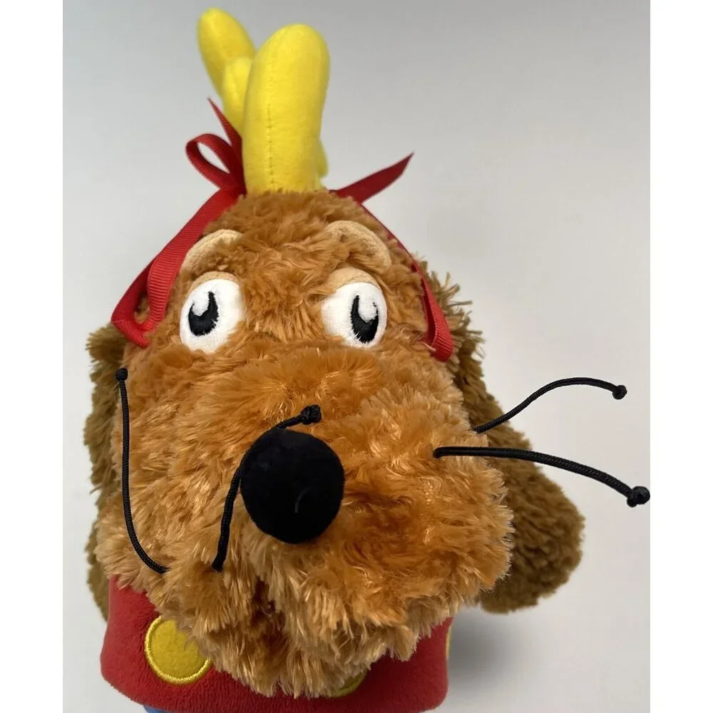 VTG 2001 Manhattan Toy Dr. Seuss Grinch That Stole Christmas Dog MAX Hand Puppet